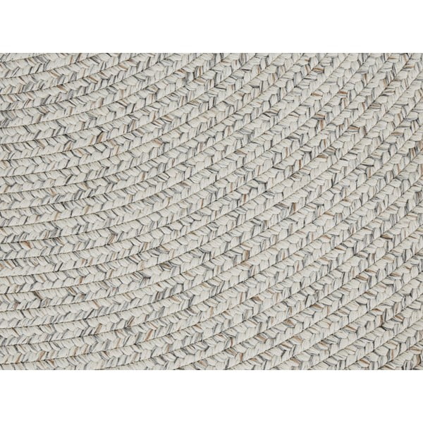 Baltas/smėlio spalvos apvalus lauko kilimas ø 150 cm - NORTHRUGS-image-3