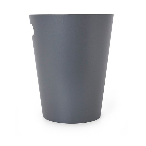 Tamsiai pilkos spalvos šiukšliadėžė biurui 7,5 l Woodrow – Umbra-image-4