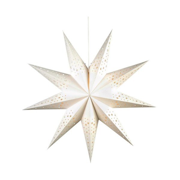 Šviečianti dekoracija baltos spalvos su Kalėdų motyvu ø 75 cm Solvalla – Markslöjd