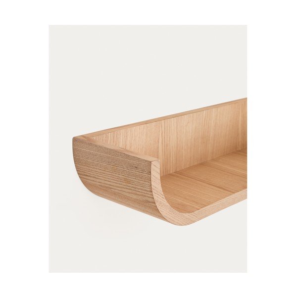 Natūralios spalvos sieninė lentyna iš uosio 60 cm Salaya – Kave Home-image-2