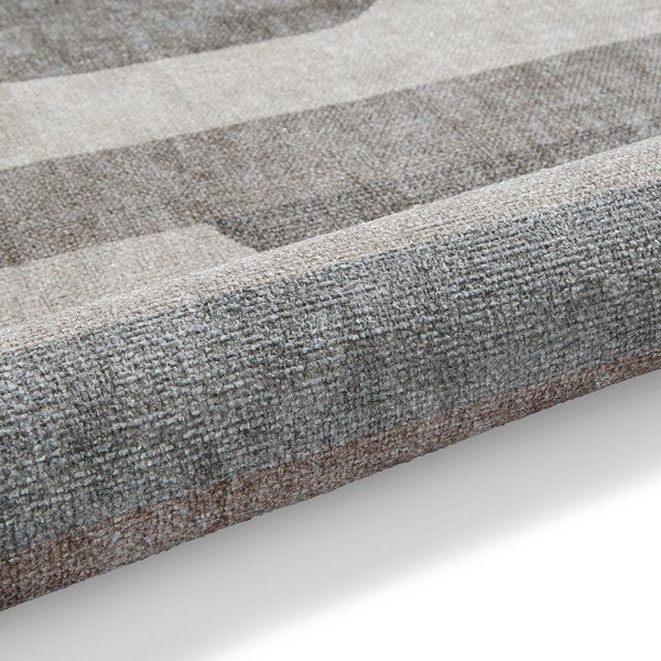 Skalbiamas iš medvilnės mišinio kilimas smėlio spalvos 60x170 cm Whisper – Think Rugs-image-3