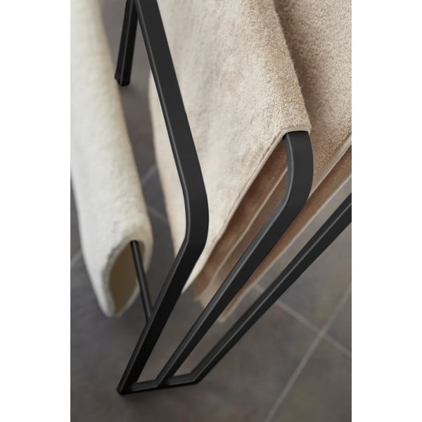 Juoda metalinė rankšluosčių kabykla Yamazaki Tower-image-3