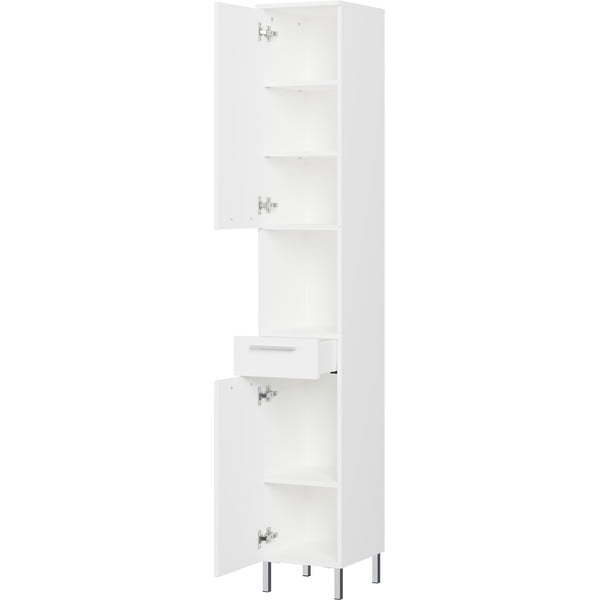 Balta aukšta vonios kambario spintelė 30x190 cm Arvada - Germania-image-1