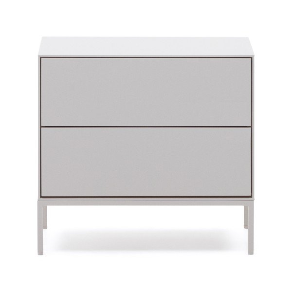 Naktinis staliukas baltos spalvos Vedrana – Kave Home-image-2