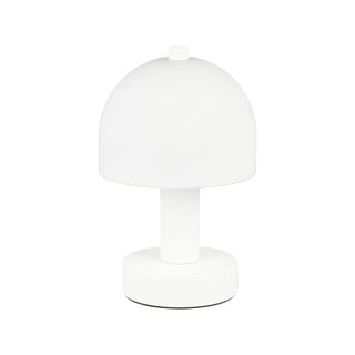 Stalinis šviestuvas baltos spalvos (aukštis 19 cm) su stiklo gaubtu Glenn – Trio