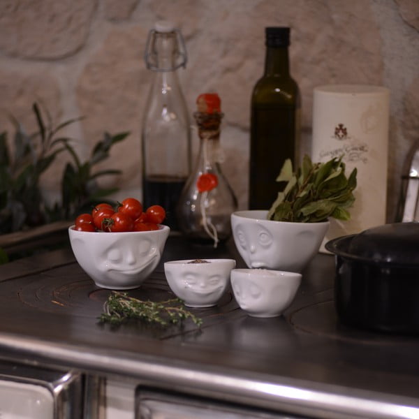 Baltas porcelianinis dubuo su piešiniu „58 products“-image-1