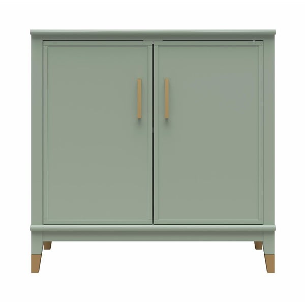 Spintelė žalios spalvos 86x85x41 cm Westerleigh – CosmoLiving by Cosmopolitan