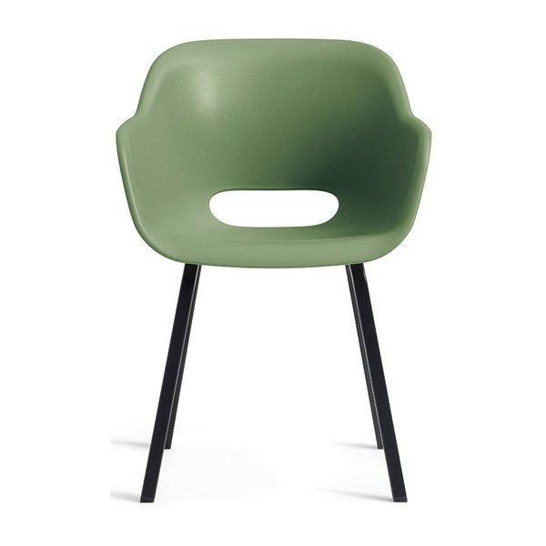 Žalios spalvos metalinės/plastikinės sodo kėdės 2 vnt. Noa Duo – Keter-image-3