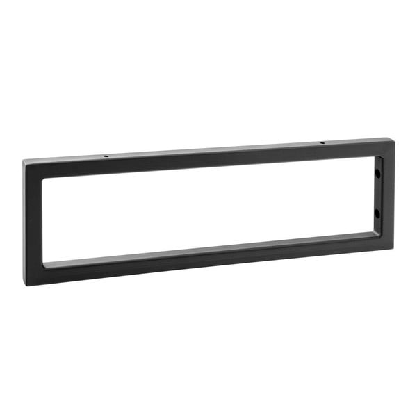 Iš plieno stalviršio atrama juodos spalvos 44x2 cm – Sapho