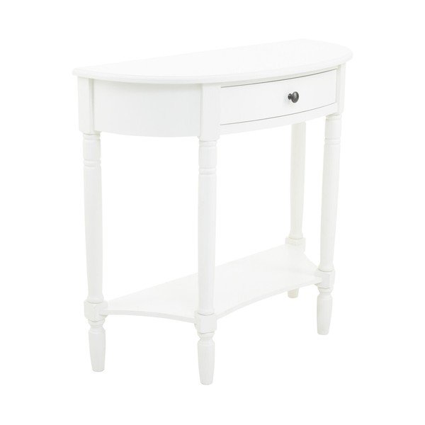 Baltos spalvos iš pušies masyvo konsolinis staliukas 32x93 cm Heritage – Premier Housewares