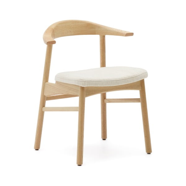 Smėlio spalvos/natūralios spalvos valgomojo kėdė Timons – Kave Home