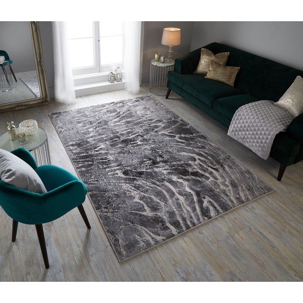 Pilkas kilimas Flair Rugs Lyra, 200 x 290 cm-image-4
