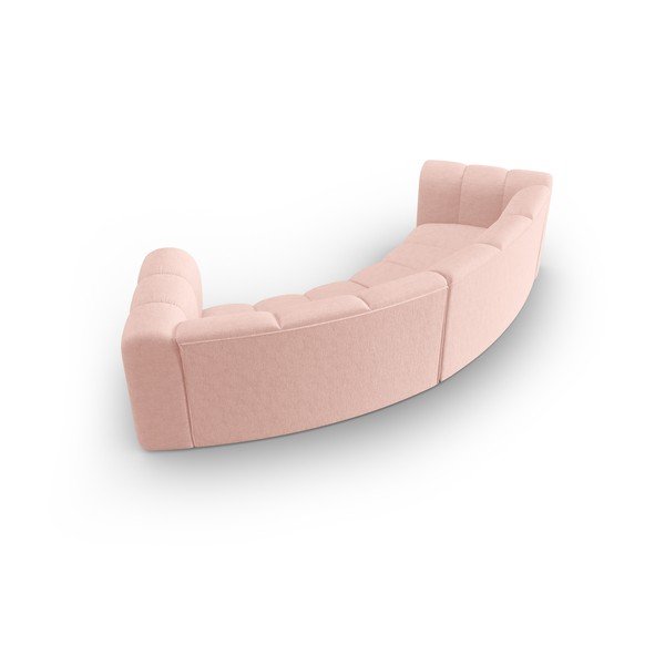 Sofa rožinės spalvos 322 cm Lupine – Micadoni Home-image-3