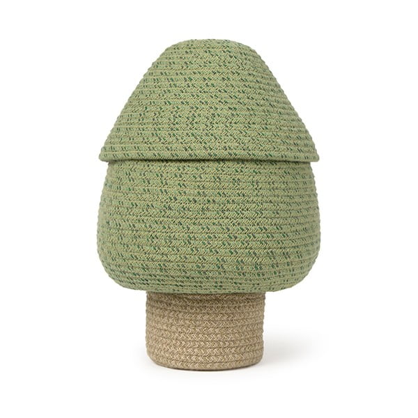 Žalios spalvos iš tekstilės vaikiškas krepšys ø 25x36 cm Big Tree – Lorena Canals