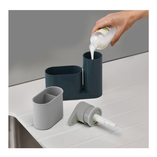 Pilkas plovimo priemonių stovas Joseph Joseph SinkBase-image-3