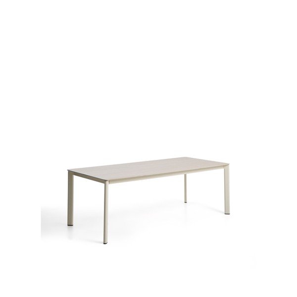 Sodo valgomojo stalas su akmens stalviršiu 100x220 cm Anafi – Kave Home