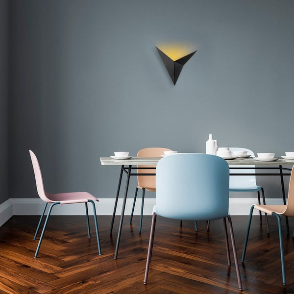 Juodos spalvos sieninė lempa Bird – Opviq lights-image-1