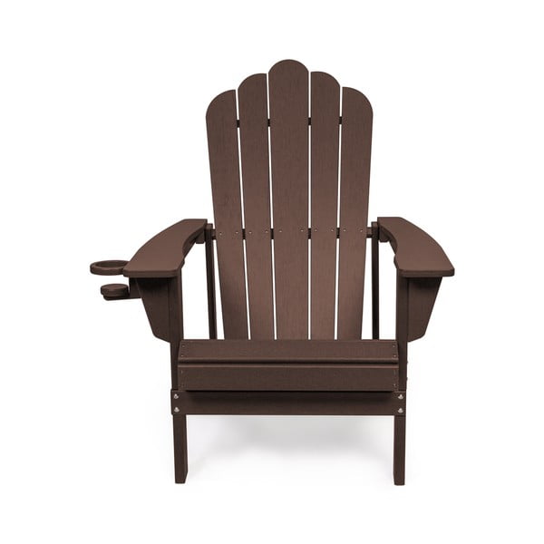 Plastikinis sodo krėslas rudos spalvos Adirondack – Bonami Selection-image-2
