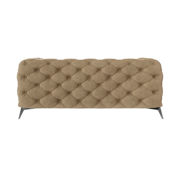 Šviesiai rudos spalvos iš velveto sofa 185 cm Chelsea – Ropez-image-2