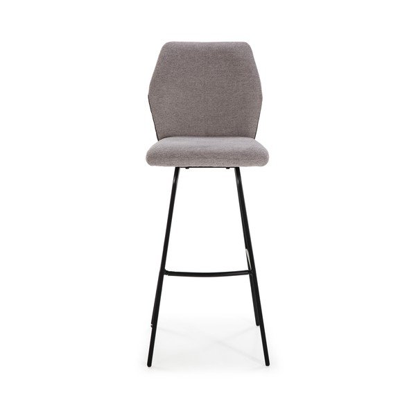 Šviesiai pilkos spalvos baro kėdės, 2 vnt., 75 cm Pol - Marckeric-image-2