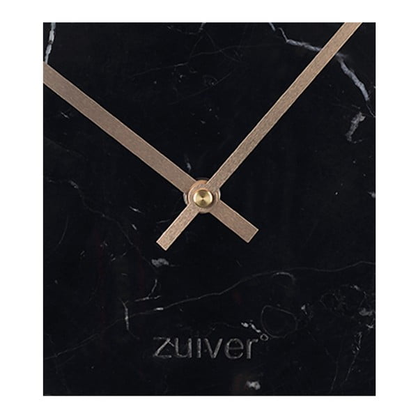 Juodas marmurinis sieninis laikrodis Zuiver Marble Time-image-1