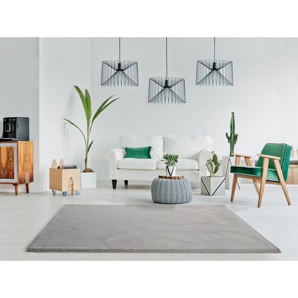 Pilkas kilimas Universal Fox Liso, 80 x 150 cm-image-1