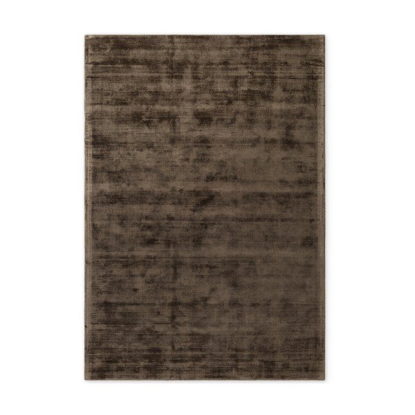 Rankų darbo rudos spalvos iš viskozės kilimas 80x150 cm Noemi – Vikosa