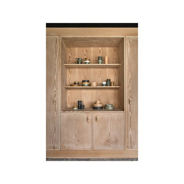 Puodelis baltos spalvos/žalios spalvos iš porceliano  350 ml Evig – Villa Collection-image-1