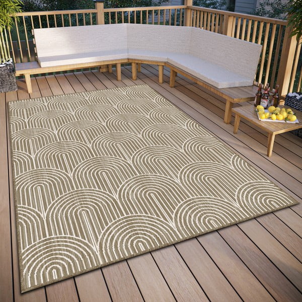 Lauko kilimas rudos spalvos 160x230 cm Pangli Linen – Hanse Home-image-1