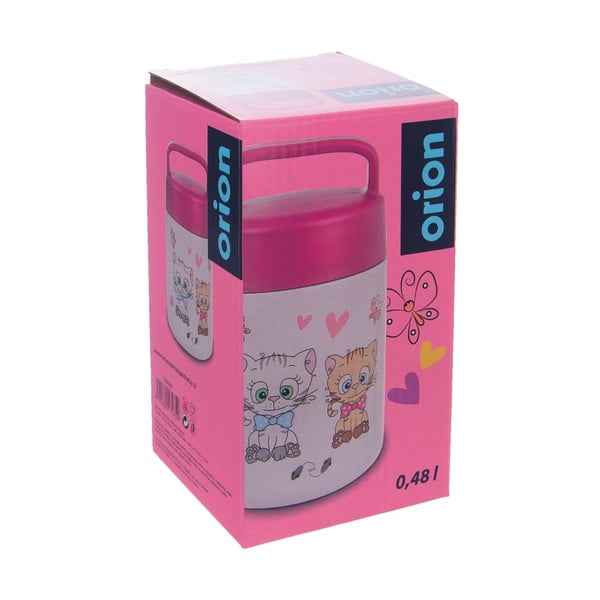 Termoska na jídlo z nerezové oceli Orion Kittens, 480 ml-image-4