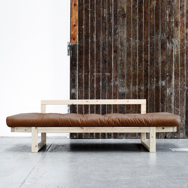 Sofa "Karup Vintage Edge Natural/Choco-image-2