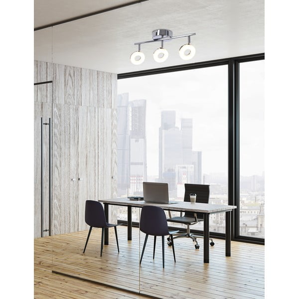 Lubinis šviestuvas blizgios sidabrinės spalvos LED 47x16 cm Thema – Candellux Lighting-image-1