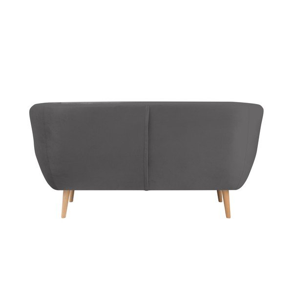 Pilka dvivietė sofa Mazzini Sofas Benito-image-1
