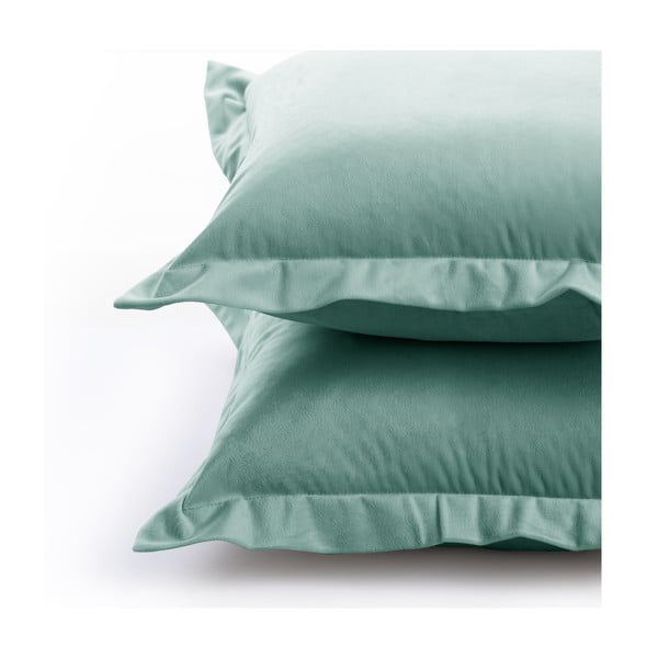 2 mėtų žalios spalvos pagalvės užvalkalų rinkinys AmeliaHome, 45 x 45 cm