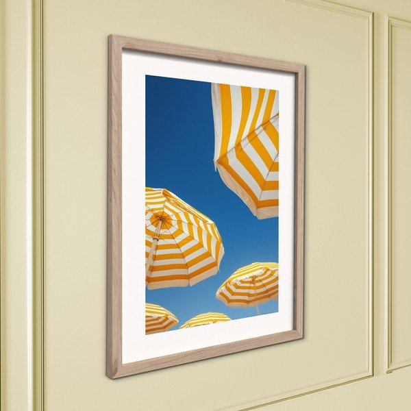 Spausdintas paveikslas su rėmeliu 30x40 cm Umbrellas  – Styler-image-3