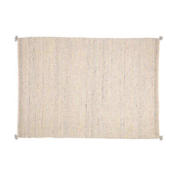 Kreminės spalvos iš vilnos mišinio kilimas 160x230 cm Carime – Kave Home-image-3