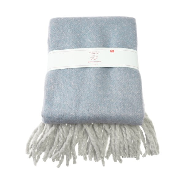 Šviesiai mėlynos spalvos antklodė ir pledas 127x185 cm Ultra – Rex London