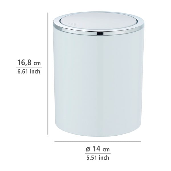 Balta šiukšliadėžė Wenko Inca, 2 l-image-2