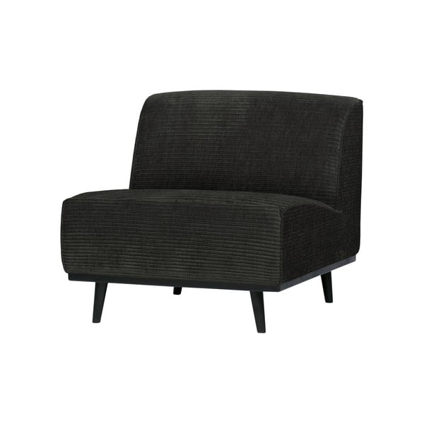 Tamsiai pilkas velvetinis fotelis BePureHome Statement-image-1