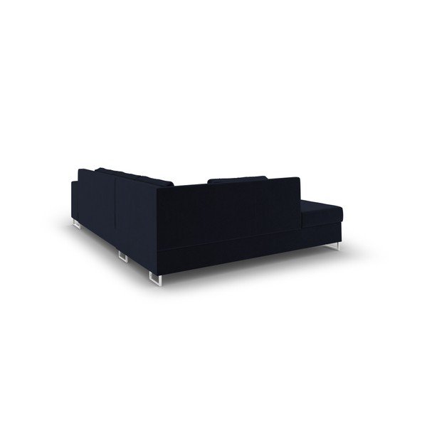 Tamsiai mėlyna sofa lova Cosmopolitan Design San Antonijus, kairysis kampas-image-4