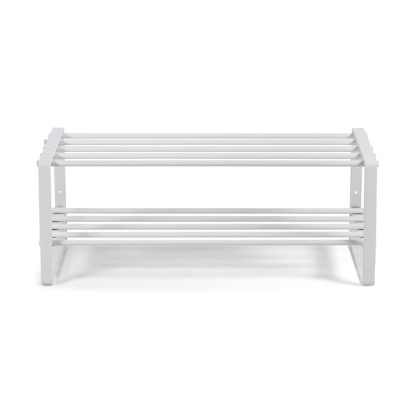 Baltos spalvos iš metalo spintelė batams 70x29x27 cm Rex – Spinder Design-image-1