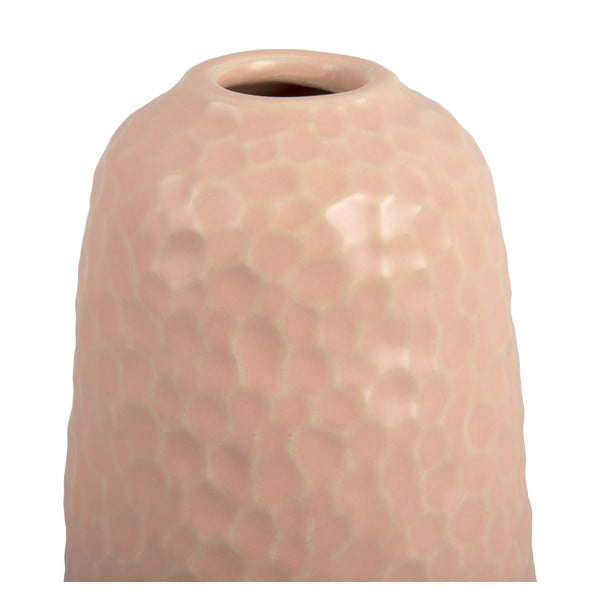 Rožinė keraminė vaza PT LIVING Carve, aukštis 18,5 cm-image-3