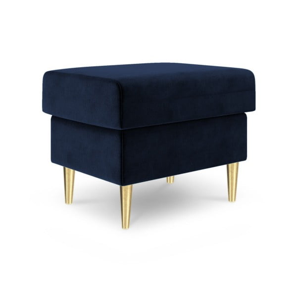 Mėlynas pufas Mazzini Sofas Muguet, 60 x 45 cm