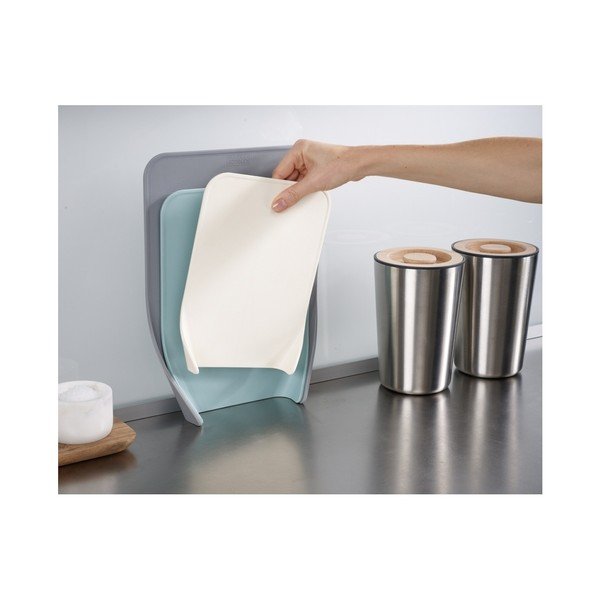 3 pilkai mėlynų pjaustymo lentelių rinkinys Joseph Joseph Nest-image-1