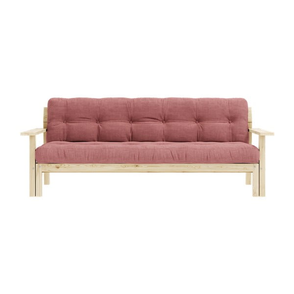 Rožinė sofa lova 218 cm Unwind - Karup Design