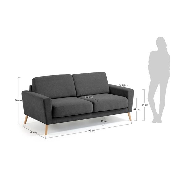 Tamsiai pilka sofa Kave Home Guy-image-3
