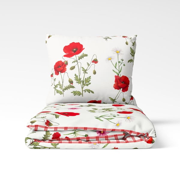 Dvivietė medvilninė patalynė Bonami Selection Poppy, 160 x 220 cm-image-2