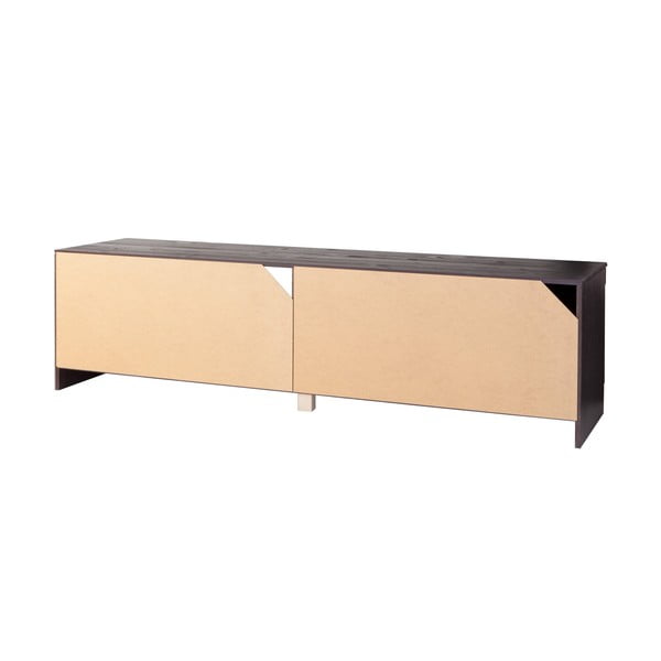 Iš pušies masyvo TV spintelė rudos spalvos 45x44 cm Cubrix – Støraa-image-2