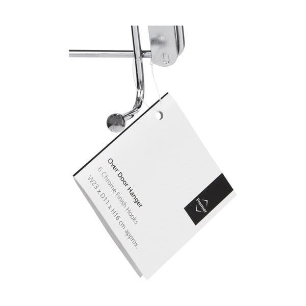 Iš metalo durų pakaba sidabrinės spalvos 11 cm Chrome – Premier Housewares-image-2