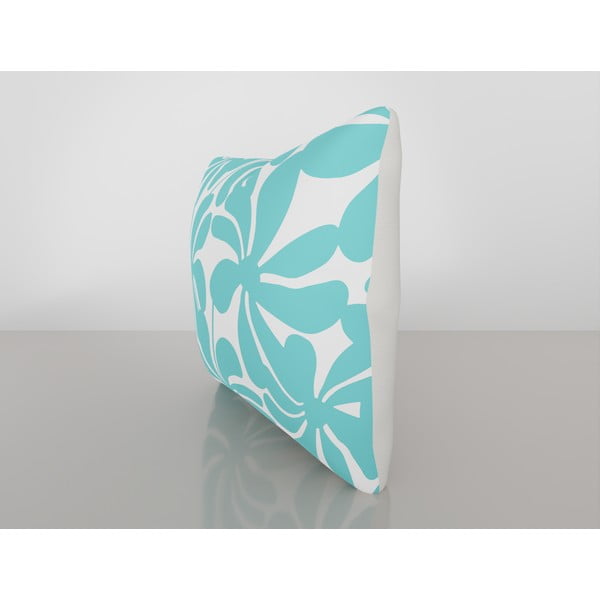 Turkio ir baltos spalvos pagalvės užvalkalas Vitaus Jungle Paradiso, 43 x 43 cm-image-2